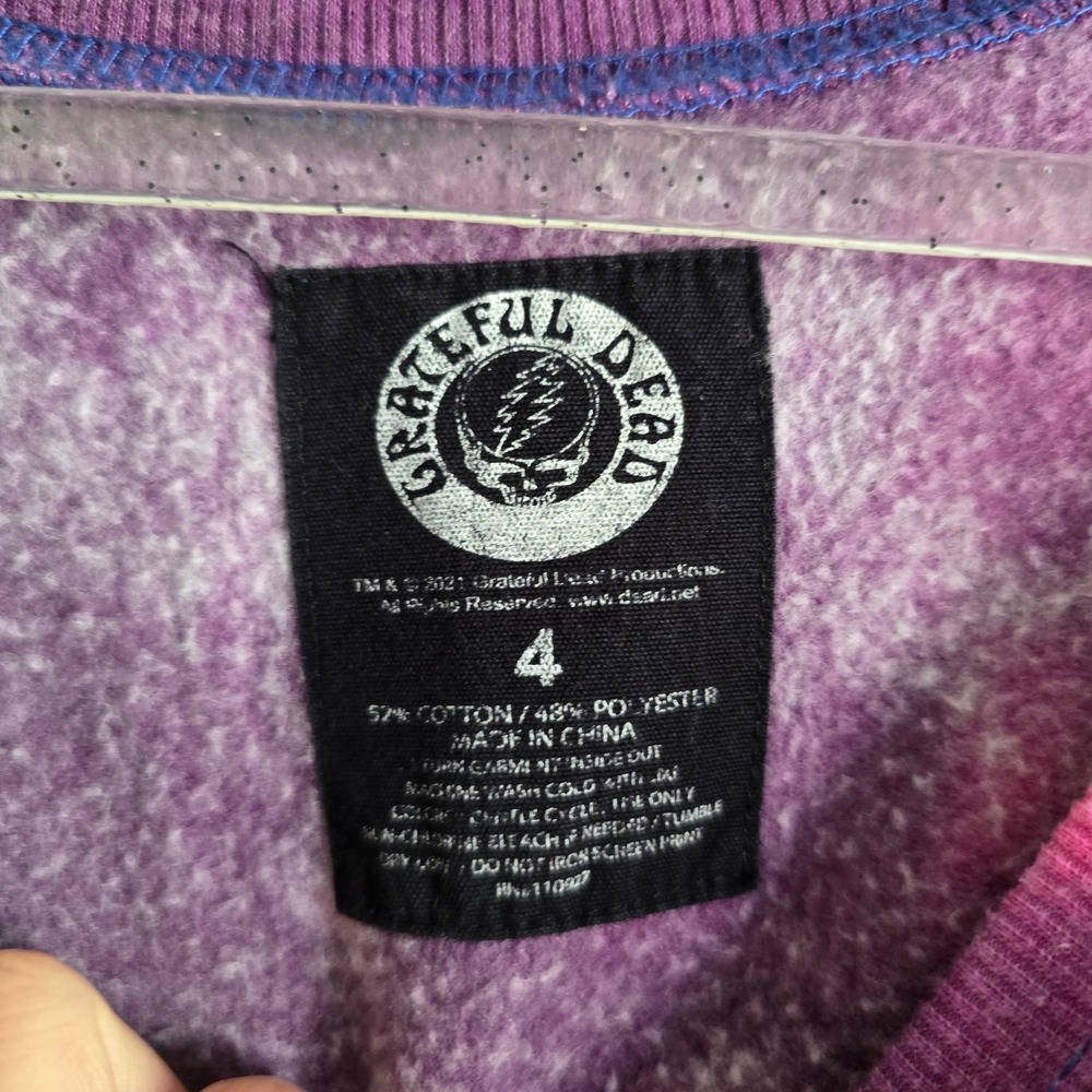 Torrid Grateful Dead Tie Dye Sweatshirt Size 4 (4x, 26) - Picture 4 of 8
